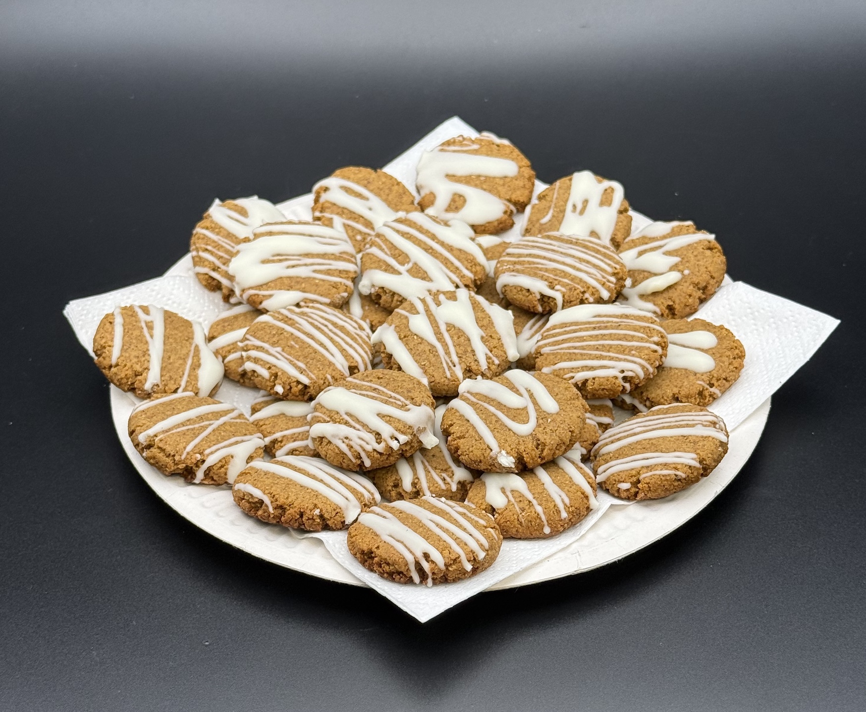 Perníkové lněné sušenky